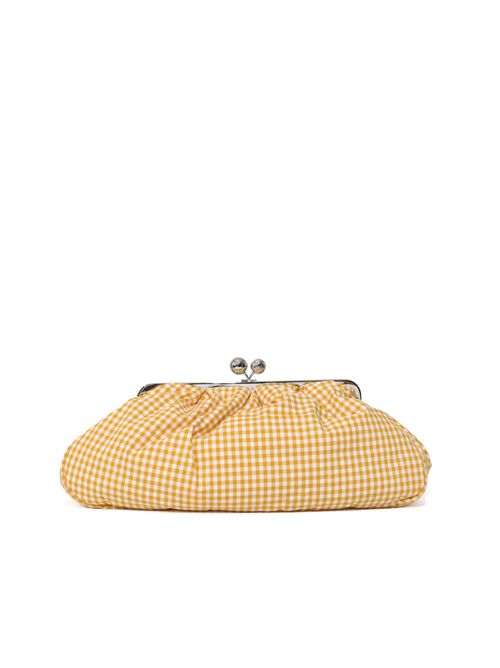 Borsa Pasticcino Bag WKABETA Large in cotone vichy Giallo WEEKEND MAX MARA | 2615511084600001